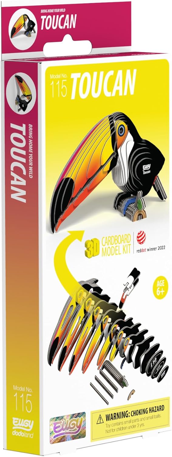 EUGY D5079 Toucan 3D Model Craft Kit