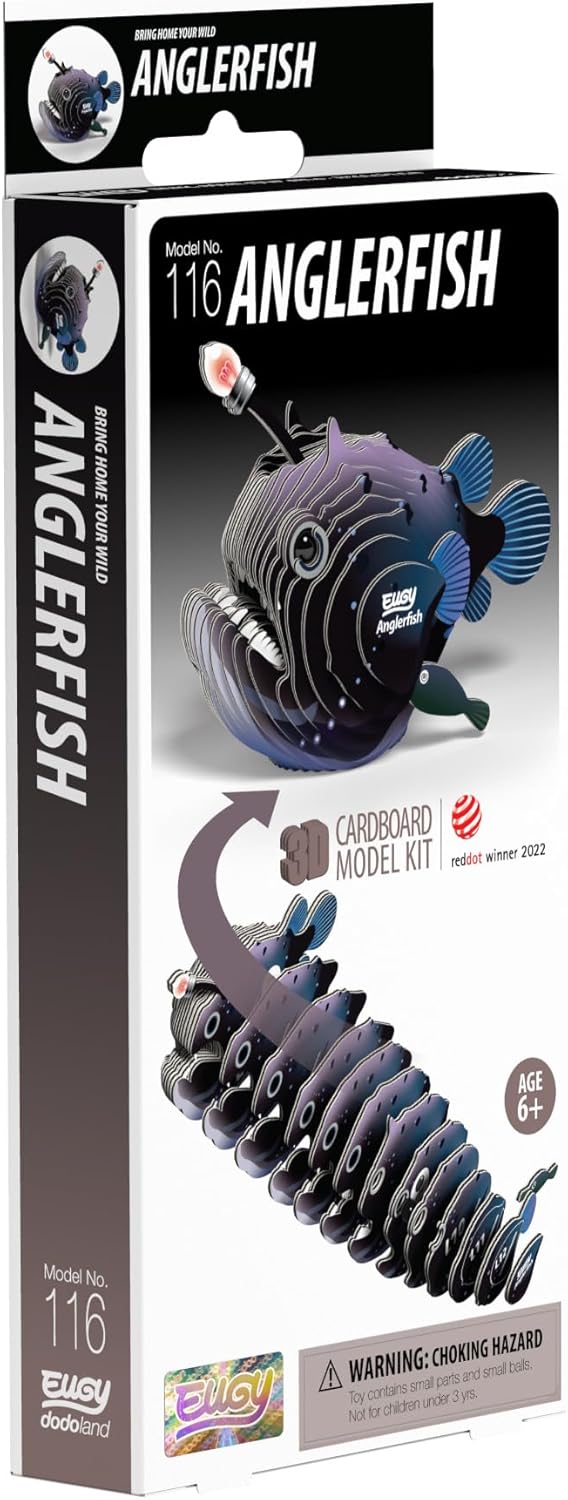 EUGY D5080 Anglerfish 3D Model Craft Kit