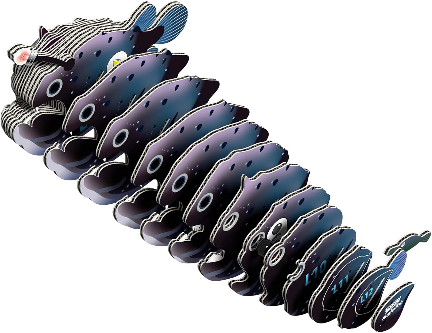 EUGY D5080 Anglerfish 3D Model Craft Kit