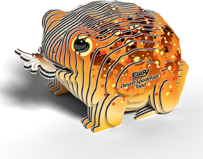 EUGY D5081 Desert Spadefoot Toad 3D Model Craft Kit