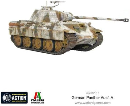 Panther Ausf A - 1:56 / 28mm Plastic Scale Model Tank For Bolt Action by Warlord Games - Highly Detailed World War 2 Miniatures for Table-top Wargaming