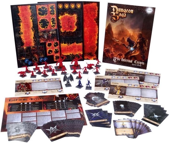 Mantic Games MGDS05 - The Infernal Crypts - Dungeon Saga the Dwarf Kings Quest Expansion - Fantasy 28mm Miniature Adventure Strategy Board Game - English Edition