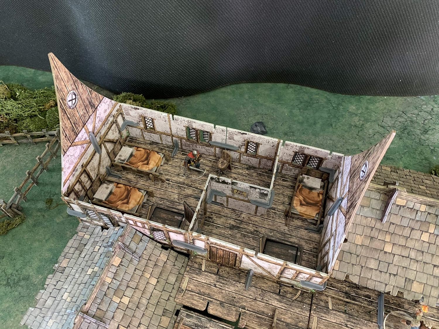 Battle Systems – Modular Fantasy Scenery – Perfect for Roleplaying and Wargames - Multi Level Tabletop Terrain for 28mm Miniatures – Colour Printed Model Diorama – DnD Warhammer (Tavern