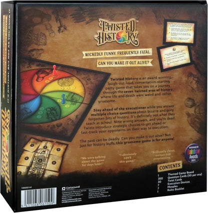 Twisted History Board Game | Think you know History? Think Again | Fun, Obscure, Twisted Trivia from Key Historical Periods | For 2 to 7 Players, Great Gift For Ages 14+
