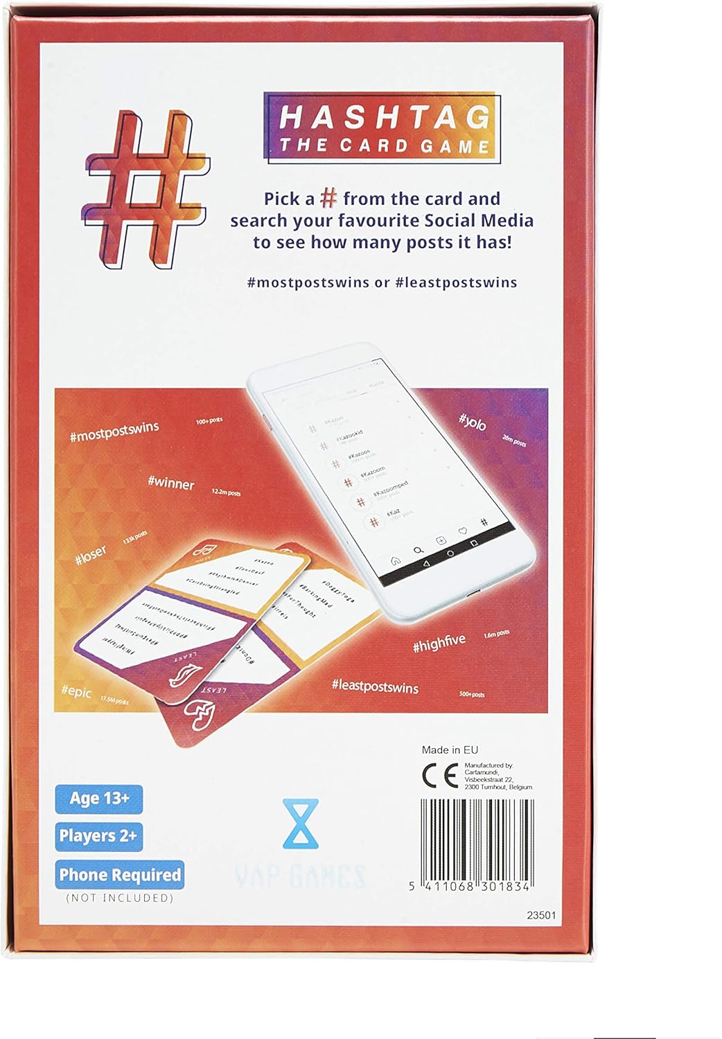 VAP Games Hashtag El Juego de Cartas