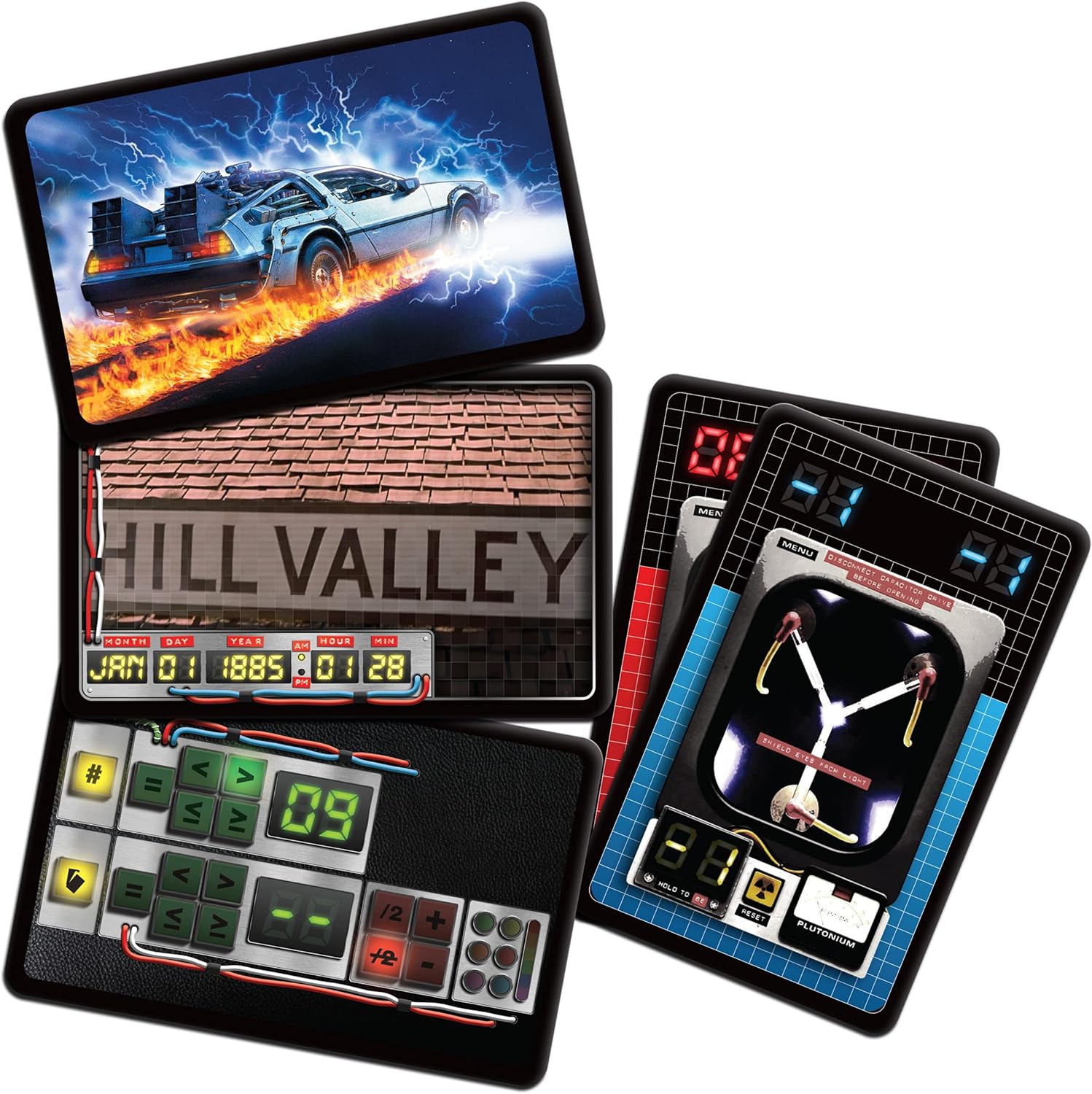 Shuffle Games Retro | Back To The Future Card Game | Up To 4 Players | Great Gift For Kids Aged 8+