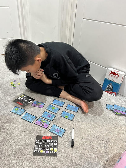 Shuffle Games Retro | Jaws Card Game | Up To 4 Players | Great Gift For Kids Aged 8+