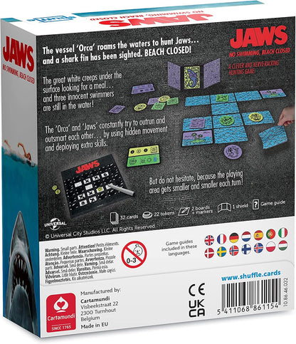 Shuffle Games Retro | Jaws Card Game | Up To 4 Players | Great Gift For Kids Aged 8+