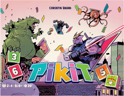 Repos Production | Pikit | Strategic Card Game | Ages 8+ | 2-4 Players | 10 Minutes Playing Time