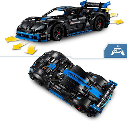 LEGO Technic Porsche GT4 e-Performance Race Car Toy for 10 Plus Year Old Boys & Girls, Model Vehicle with Remote Control Action, Kids' Bedroom Decoration, Birthday Gift Idea 42176