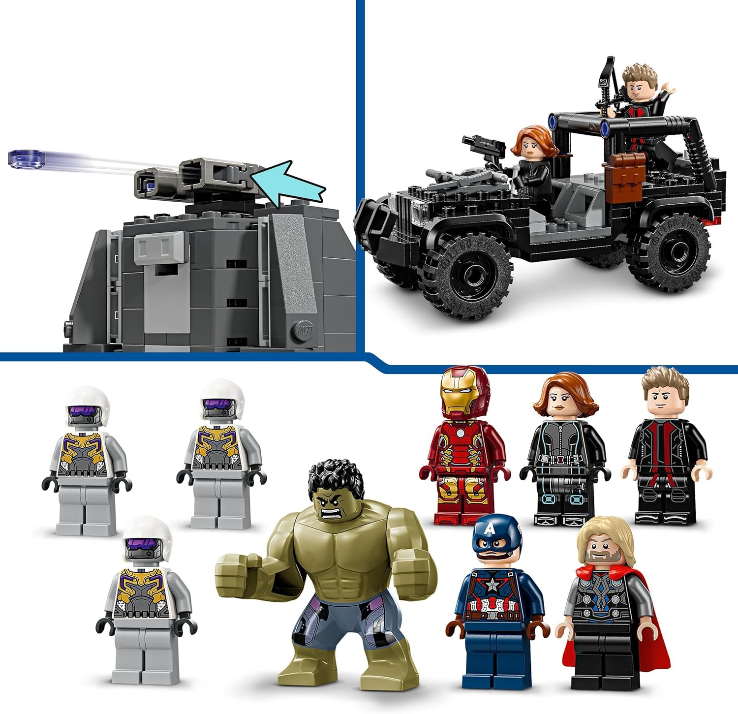 LEGO Marvel The Avengers Assemble: Age of Ultron, Buildable Super Hero Toy Set for 10 Plus Year Old Kids, Boys & Girls, with 8 Minifigures Including Thor, Hulk and Iron Man, Gift Idea 76291
