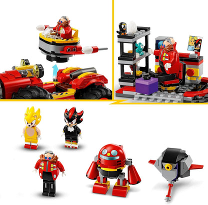 LEGO Sonic the Hedgehog Super Sonic vs. Egg Drillster, Video Game Toy for 8 Plus Year Old Kids, Boys & Girls, Adventure Set with Shadow and Dr. Eggman Characters 76999