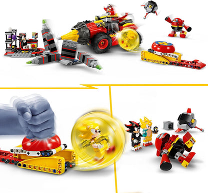 LEGO Sonic the Hedgehog Super Sonic vs. Egg Drillster, Video Game Toy for 8 Plus Year Old Kids, Boys & Girls, Adventure Set with Shadow and Dr. Eggman Characters 76999