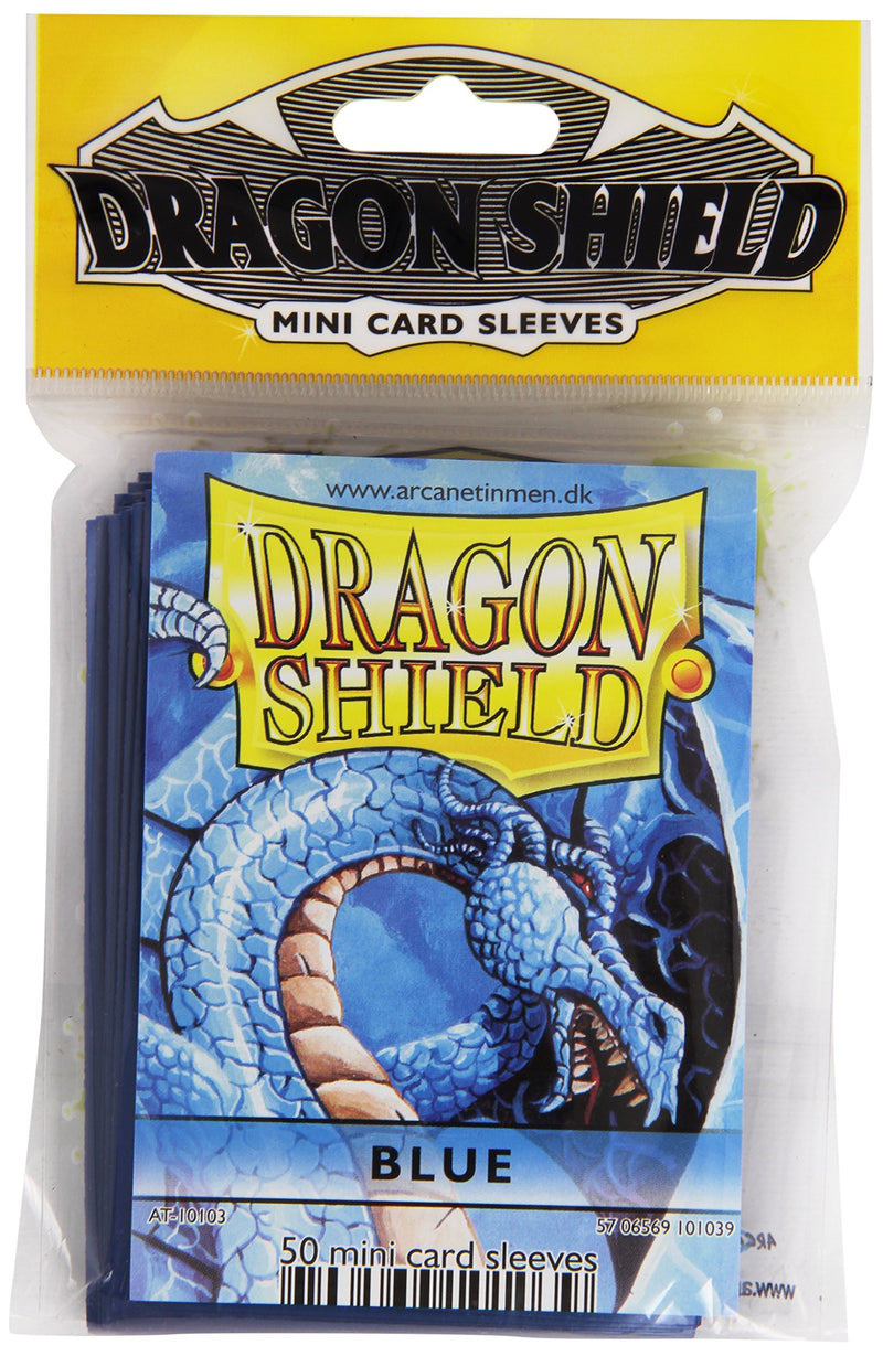 Dragon Shield 10103 Sleeves: Mini (10) Blue Card