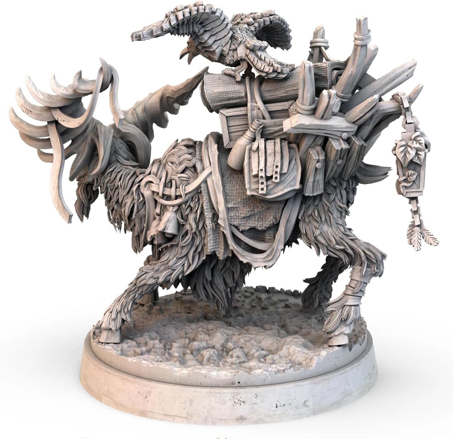 Awaken Realms Tainted Grail: Kings of Ruin Black Goat Miniature Upgrade - Enhance Your Game Experience! Ages 14+, 1-4 Players, 2-3 Hour Playtime, Made