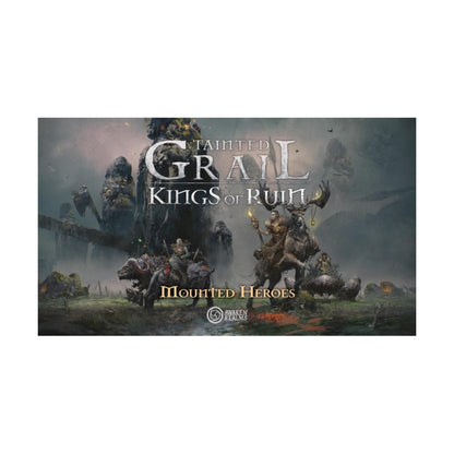 Awaken Realms | Tainted Grail: Kings of Ruin - Mounted Heroes | Miniatures Board Game | Ages 14+ | 1-4 Players | 45-60 Minutes Playing Time
