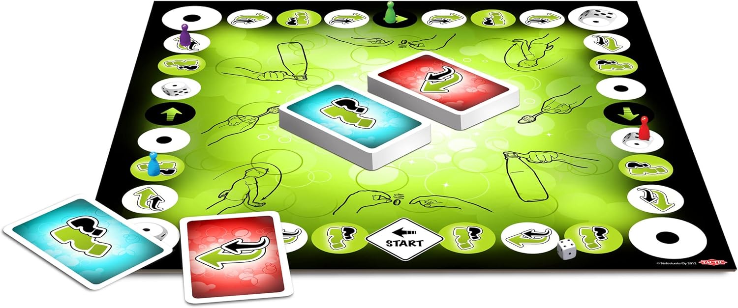 Tactic 54017 Wanna Party Challenge-A Task-Setting Game with a Difference-Bet on Who Can Do What,Blue