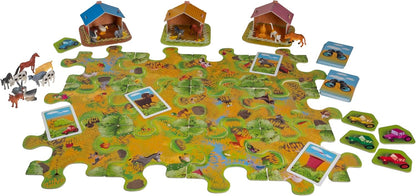 Tactic Games Buscar y Encontrar: Granja, cartón, Multicolor, 6,2x25x25