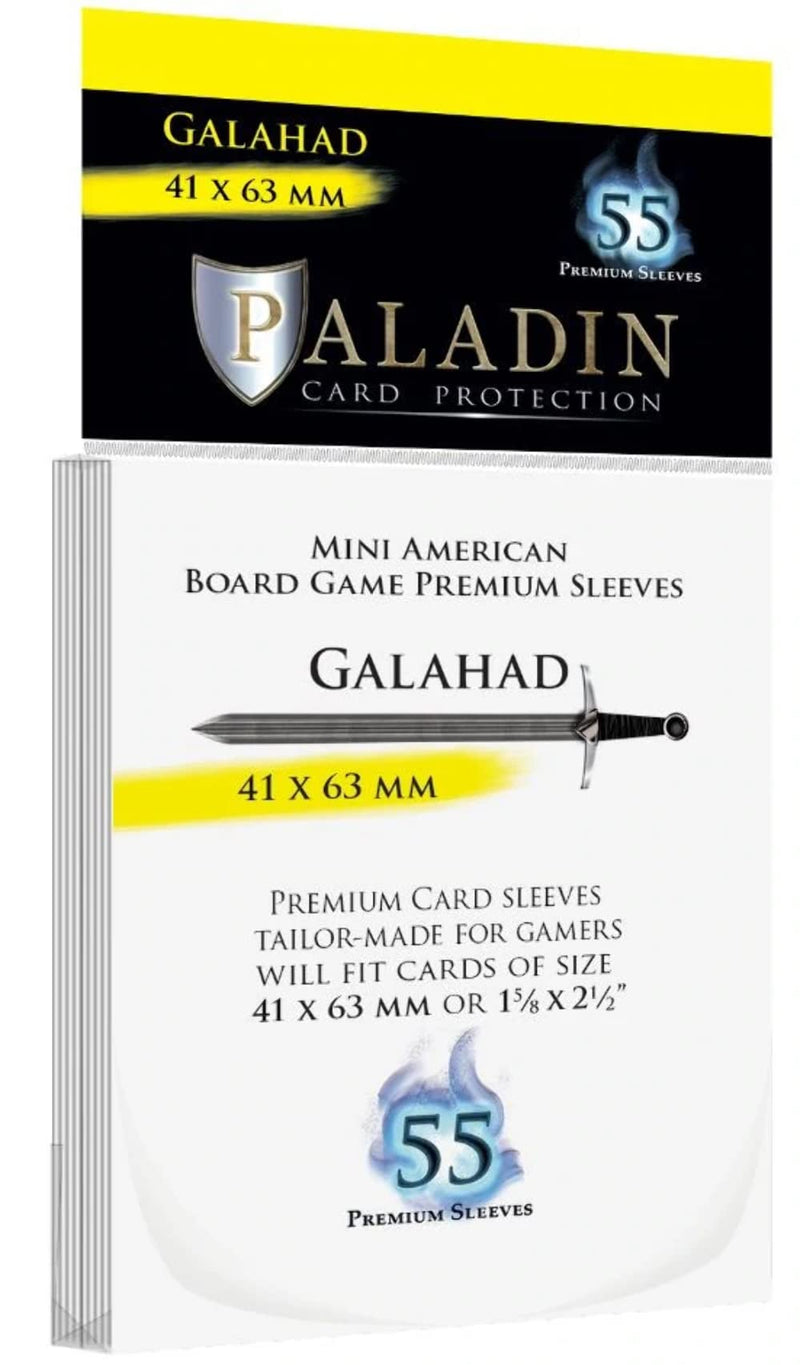 55 X Paladin Card Sleeves: Galahad (41Mm X 63Mm)