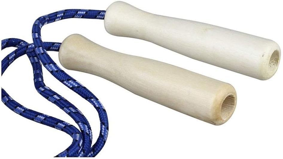 CBUJHXQ Jump Rope Wood Handle Rope Adjustable Speed Jump Rope for Women Men Exercise Training Gym Jump Rope
