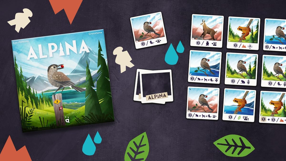 Helvetiq | Alpina | Card Game | Ages 10+ | 2-4 Players | 15 Minutes Playing Time