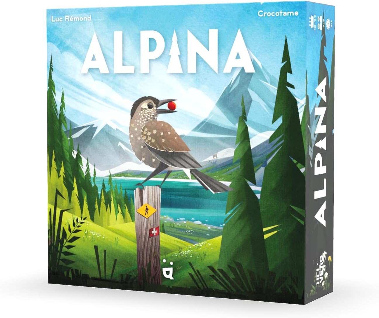 Helvetiq | Alpina | Card Game | Ages 10+ | 2-4 Players | 15 Minutes Playing Time