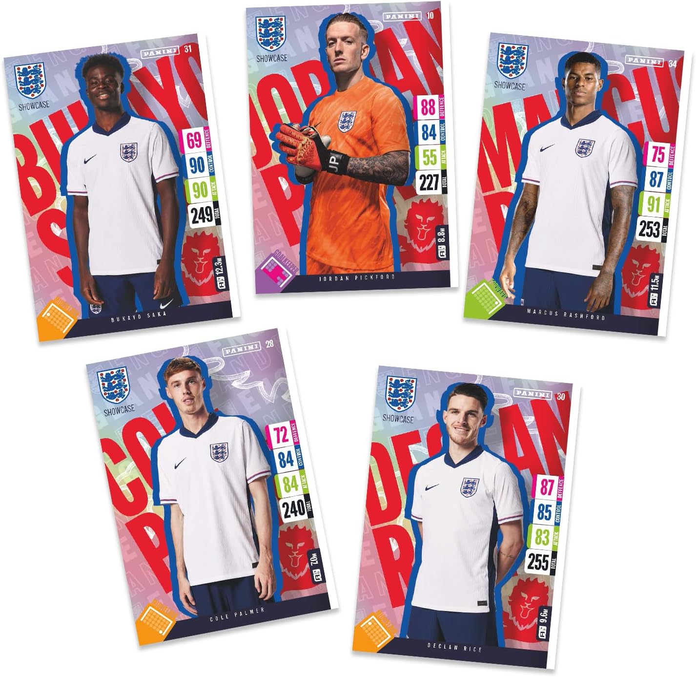 Panini England Adrenalyn XL 2024 Official Tournament Edition Trading Cards-Classic Tin, Mixed