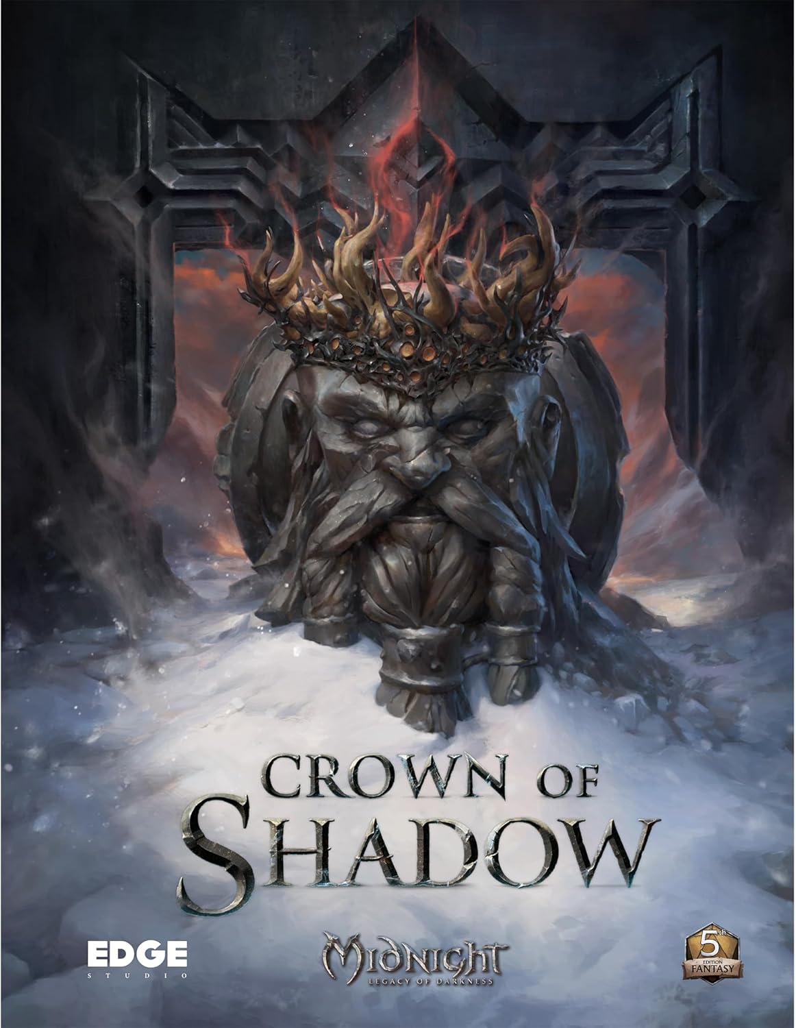 EDGE Studio Midnight Legacy of Darkness: Crown of Shadow SOURCEBOOK - Fantasy Roleplaying Game, Storytelling Strategy Game for Adults, Ages 14+, 2+ Players, 1+ Hour Playtime, Made by EDGE Studio