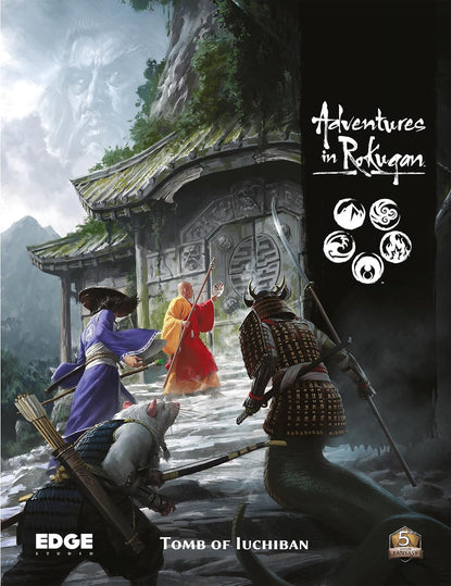 Adventures in Rokugan Roleplaying Game Tomb of Iuchiban Expansion - Unveil The Secrets of The Ancient Tomb! RPG Strategy Game, 2+ Players, Ages 14+, 90 Minute Playtime, Made by EDGE Studio