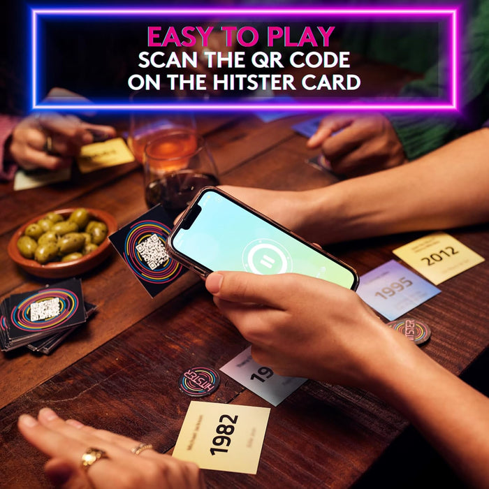 Hitster - The Music Party Board Game, Card Game, Fun Music Quiz Game,2-10 Players - 300Plus Iconic Music Hits - Great For Game Nights, Date Nights, Parties, Adult and Family Games - Jumbo (UK Edition