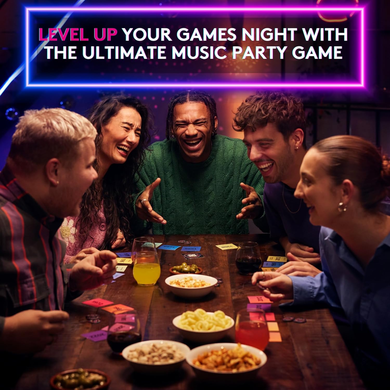 Hitster - The Music Party Board Game, Card Game, Fun Music Quiz Game,2-10 Players - 300Plus Iconic Music Hits - Great For Game Nights, Date Nights, Parties, Adult and Family Games - Jumbo (UK Edition