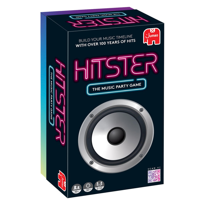 Hitster - The Music Party Board Game, Card Game, Fun Music Quiz Game,2-10 Players - 300Plus Iconic Music Hits - Great For Game Nights, Date Nights, Parties, Adult and Family Games - Jumbo (UK Edition