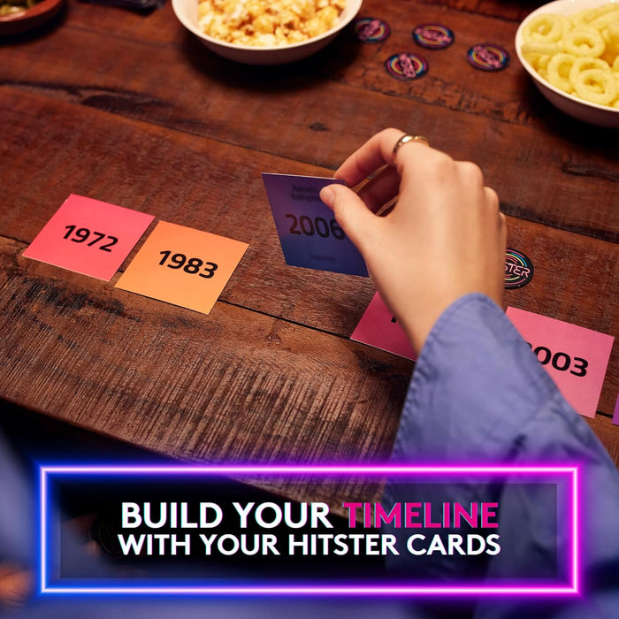 Hitster - The Music Party Board Game, Card Game, Fun Music Quiz Game,2-10 Players - 300Plus Iconic Music Hits - Great For Game Nights, Date Nights, Parties, Adult and Family Games - Jumbo (UK Edition