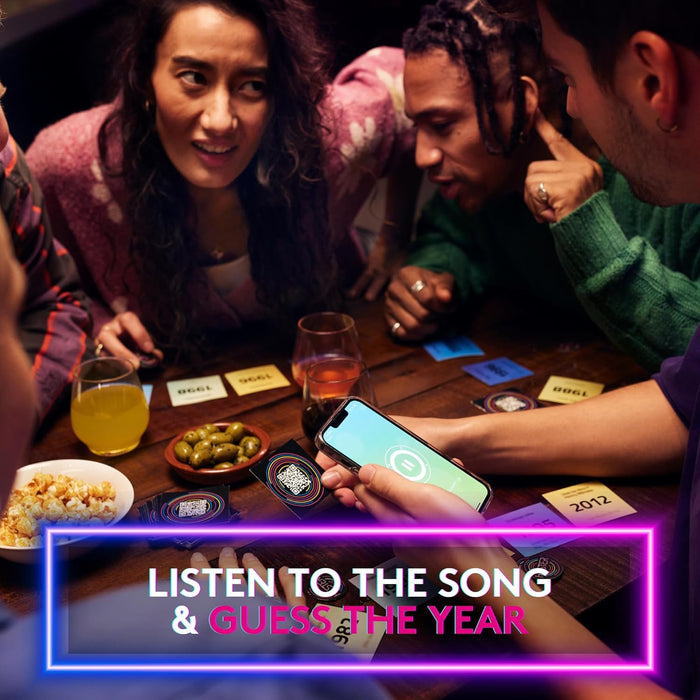 Hitster - The Music Party Board Game, Card Game, Fun Music Quiz Game,2-10 Players - 300Plus Iconic Music Hits - Great For Game Nights, Date Nights, Parties, Adult and Family Games - Jumbo (UK Edition