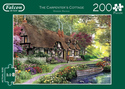 Jumbo 11218 Carpenter’s Cottage 200 XL Jigsaw Puzzle, Multi