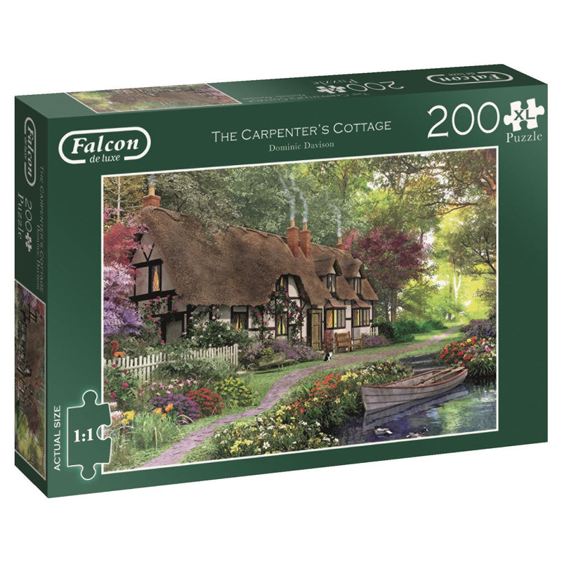 Jumbo 11218 Carpenter’s Cottage 200 XL Jigsaw Puzzle, Multi