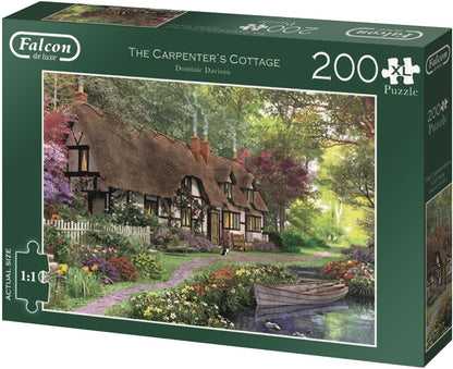 Jumbo 11218 Carpenter’s Cottage 200 XL Jigsaw Puzzle, Multi