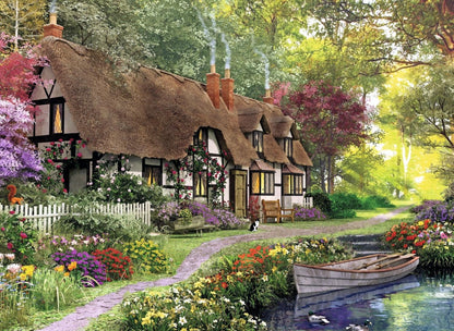 Jumbo 11218 Carpenter’s Cottage 200 XL Jigsaw Puzzle, Multi