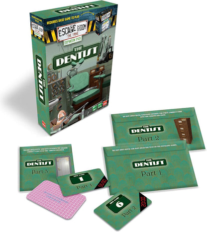 Escape Room: The Game - The Dentist Expansion Pack | Board Games for Adults | For 3-5 Players | Ages 16+