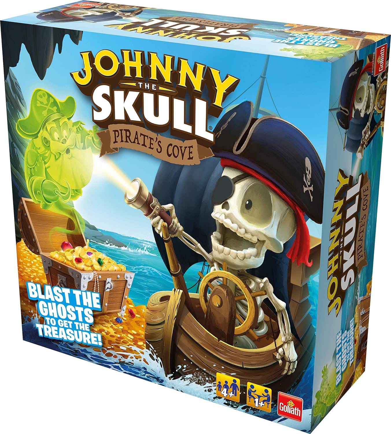 Johnny The Skull - Pirate's Cove: Blast the Ghosts to Get the Treasure! | Fun Action Game For All The Family | 1 or More Players | Ages 4+