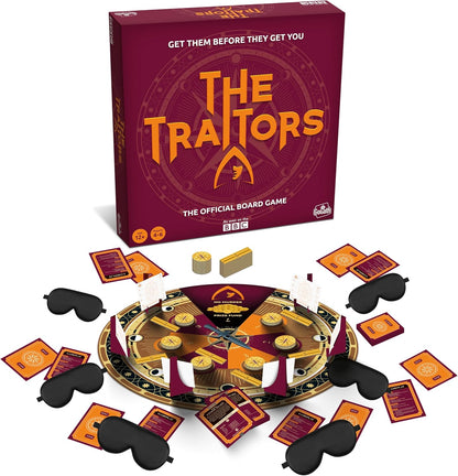 Goliath Games Presents: The Traitors - Official Board Game | Based on the Hit BBC Show | Can the Faithfuls Catch the Traitor? | For 4-6 Players | Ages 12+
