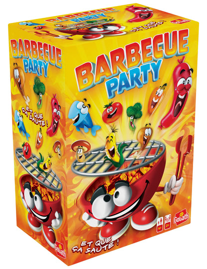 Goliath Games: BBQ Party - Who Will Be the Grill Master? | Kids Action Board Game | For 2-4 Players Ages 4+, Red