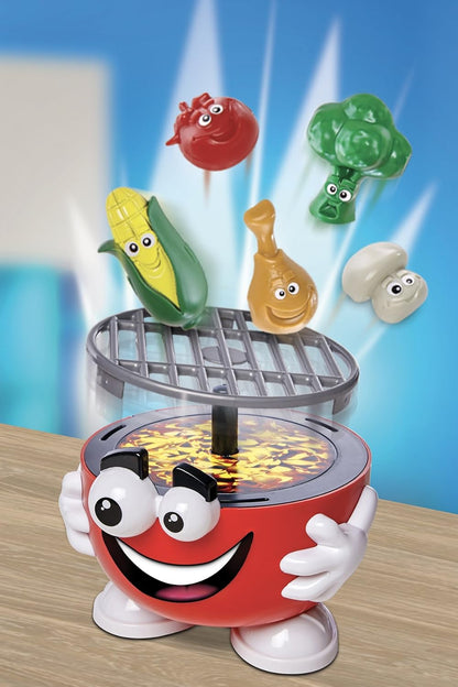 Goliath Games: BBQ Party - Who Will Be the Grill Master? | Kids Action Board Game | For 2-4 Players Ages 4+, Red