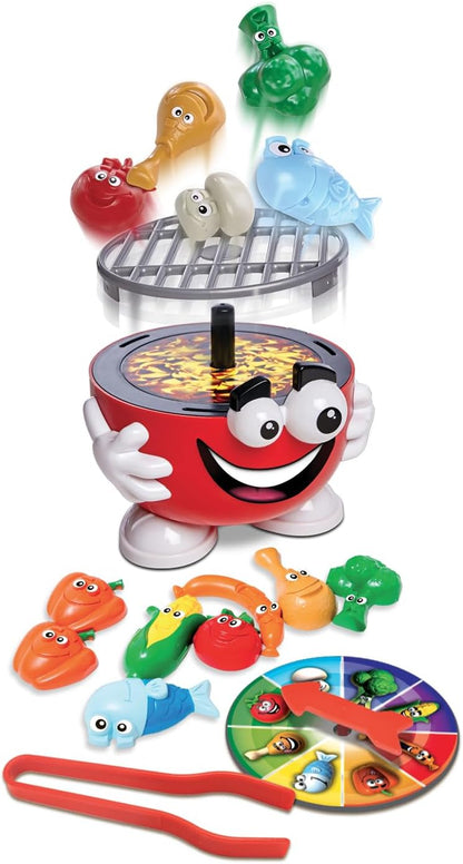 Goliath Games: BBQ Party - Who Will Be the Grill Master? | Kids Action Board Game | For 2-4 Players Ages 4+, Red