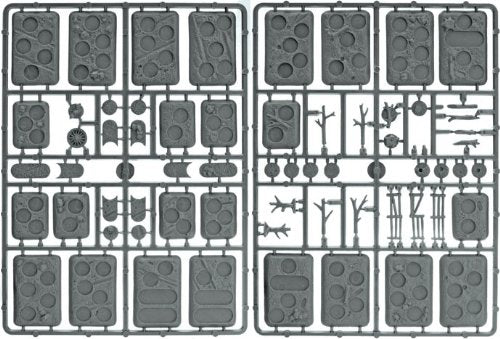 Flames Of War: Plastic Bases - Rural