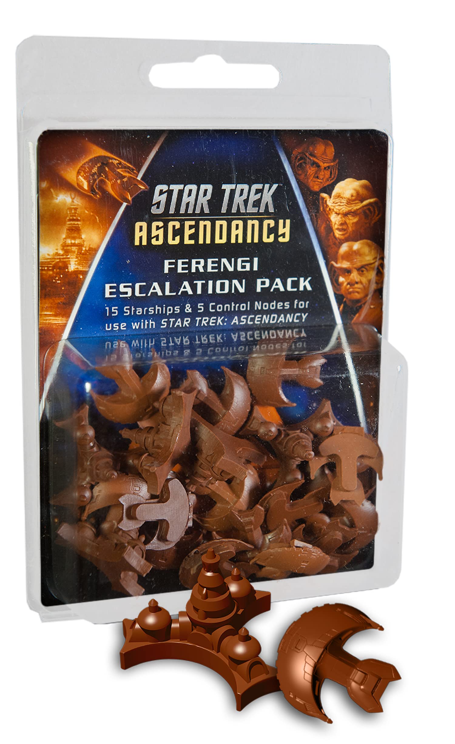 Gale force Nine LLC GF9ST015 Star Trek Ascendancy Ferengi Pack Board Game, Multicoloured