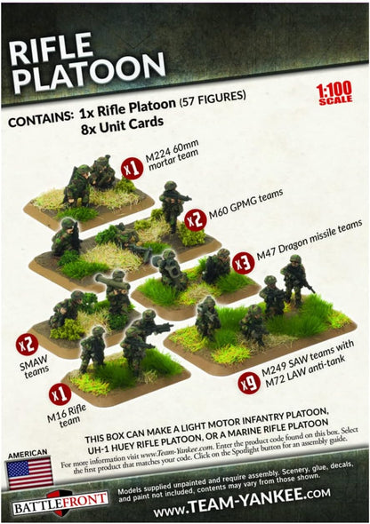 Flames of War Team Yankee US Rifle Platoon