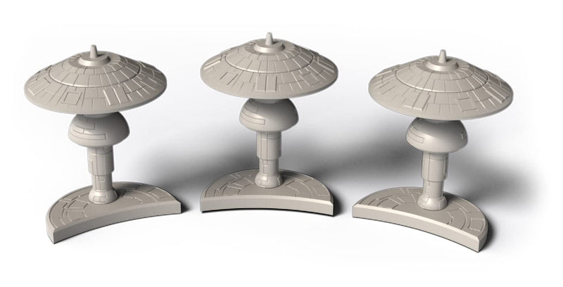 Gale force Nine LLC GFNST029 Nein Federation Starbases: Star Trek Ascendancy, Multicoloured