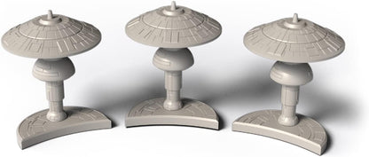 Gale force Nine LLC GFNST029 Nein Federation Starbases: Star Trek Ascendancy, Multicoloured