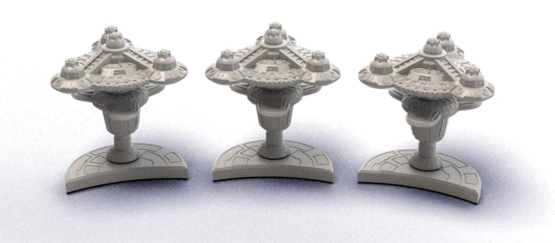 Gale force Nine LLC GFNST031 Romulan Starbases: Star Trek Ascendancy, Multicoloured